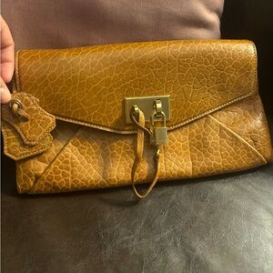 Marc Jacobs Tan Leather Clutch